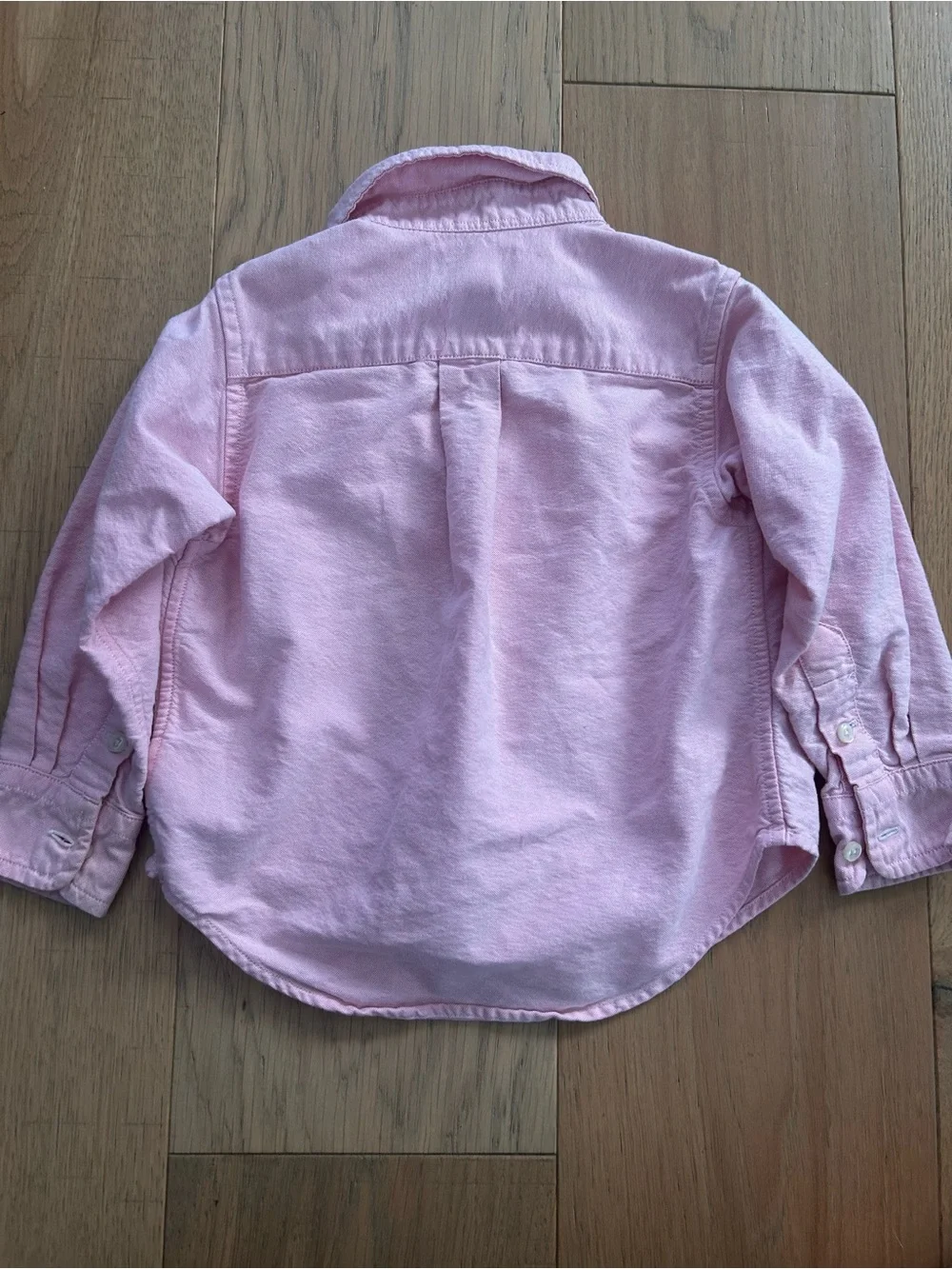Ralph Lauren Toddler Shirt Bundle 2T & 24M Pink Oxford + Yellow Polo Top